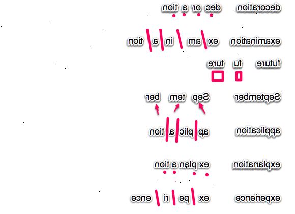 Hoe om woorden in lettergrepen te splitsen. Woorden splitsen op basis van het aantal klinkers.