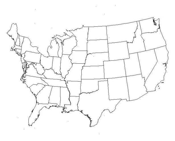 Hoe maak je een kaart van de VS te trekken. Meer informatie over bepaalde projecties en kaarten.