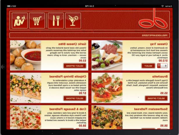 Hoe maak je een restaurant menu maken. Schets een mock-up van het basismenu layout.