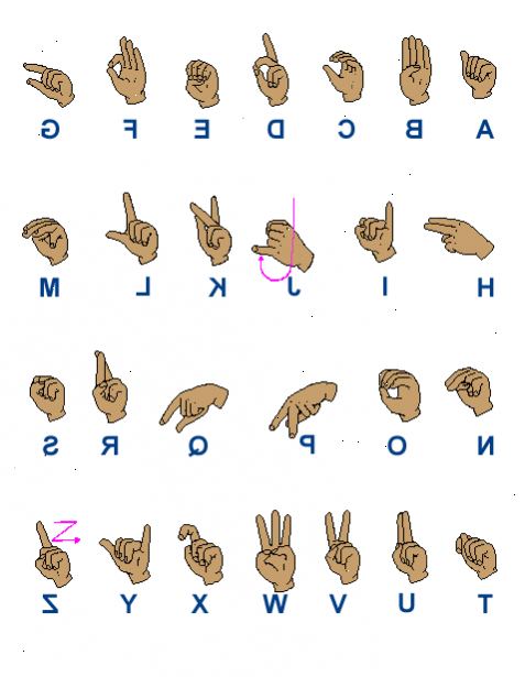 Hoe te amerikaanse gebarentaal te leren. Weet waar je je handen te houden.