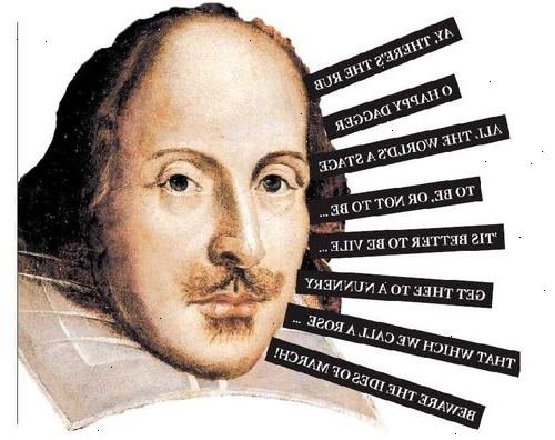 Hoe je als Shakespeare spreken. Lees een toneelstuk van Shakespeare in het origineel als je kunt.