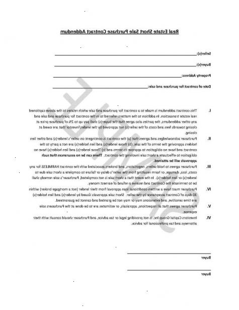 Hoe maak je een contract addendum schrijven. Naam en stijl van het document als een addendum.